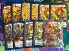 Neopets Battledome TCG War for the Obelisk The Brute Squad Faction Playset
