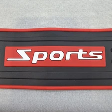 Rear Bumper Protector Guard Black-Red-White-Sport Universal 35x2.75 New SINGARO