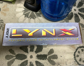 Atari Lynx Model PAG-0201 Hand Held Gaming Console with Game CIB - INOP