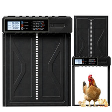 Extra Large Automatic Electric Chicken Coop Door Battery Powered Anti-Pinch Mode