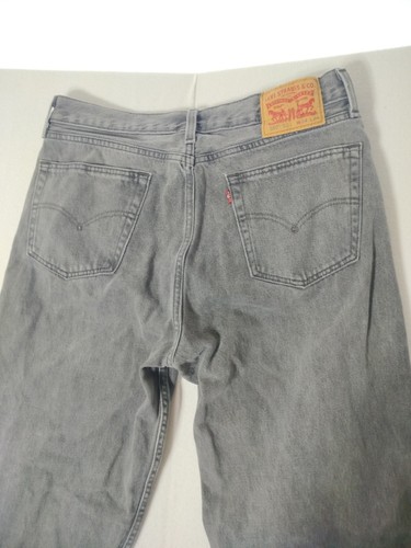 Levi’s 550 '92 Jeans Relaxed Fit Taper Denim Gray Light Wash Pants Men's 34x34 - Picture 2 of 12