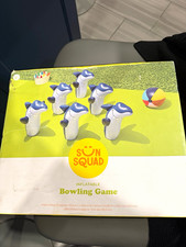 Sun Squad Inflatable Shark Bowling Game Set for Ages 8-11, 12-16, 17