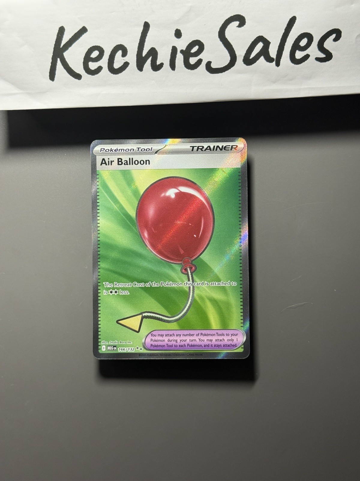 Pokémon TCG NM-Mint Air Balloon 166/132 Mega Evolution Full Art