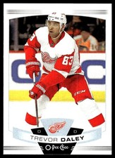 2019-20 O-Pee-Chee #354 Trevor Daley Detroit Red Wings Hockey Card