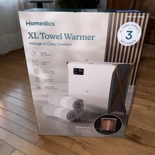 Homedics XL Towel Warmer, Luxe Spa Edition