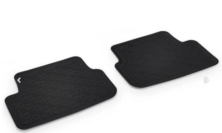 Nuevo juego de alfombrillas de goma delanteras y traseras originales VW Polo 2018+ 2G2061502/2G7061512 Foto 4 de 4