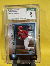 2018 Bowman Draft - 1998 Bowman Chrome 20th Anniversary Alec Bohm #98B-AB (RC)