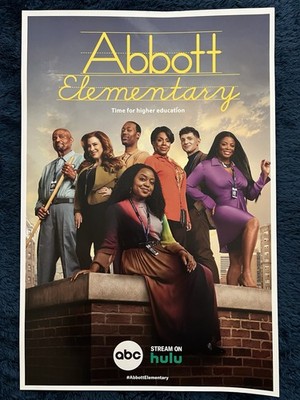 SDCC 2024 ABBOTT ELEMENTARY 12''x18'' POSTER ABC HULU NEW RARE