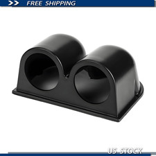 52mm Dual Hole Abs Plastic Gauge Pod Holder 2 Gauges Universal Dashboard Mount