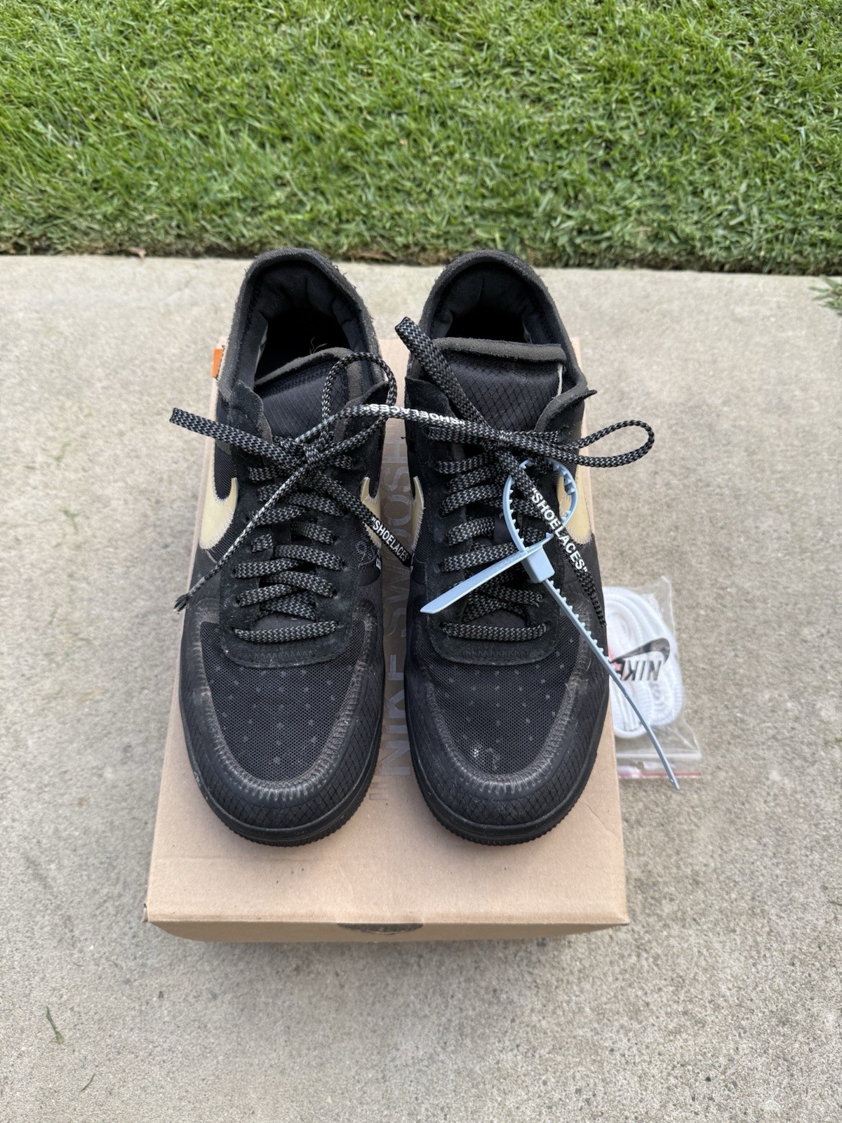 OFF WHITE X NIKE Nike Air Force 1 Low x OFF WHITE nere 2018