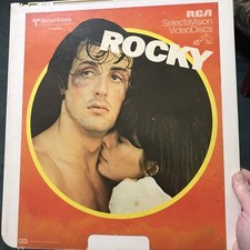 Vintage ROCKY I Movie Sylvester Stallone CED RCA Video Disc Collection  
