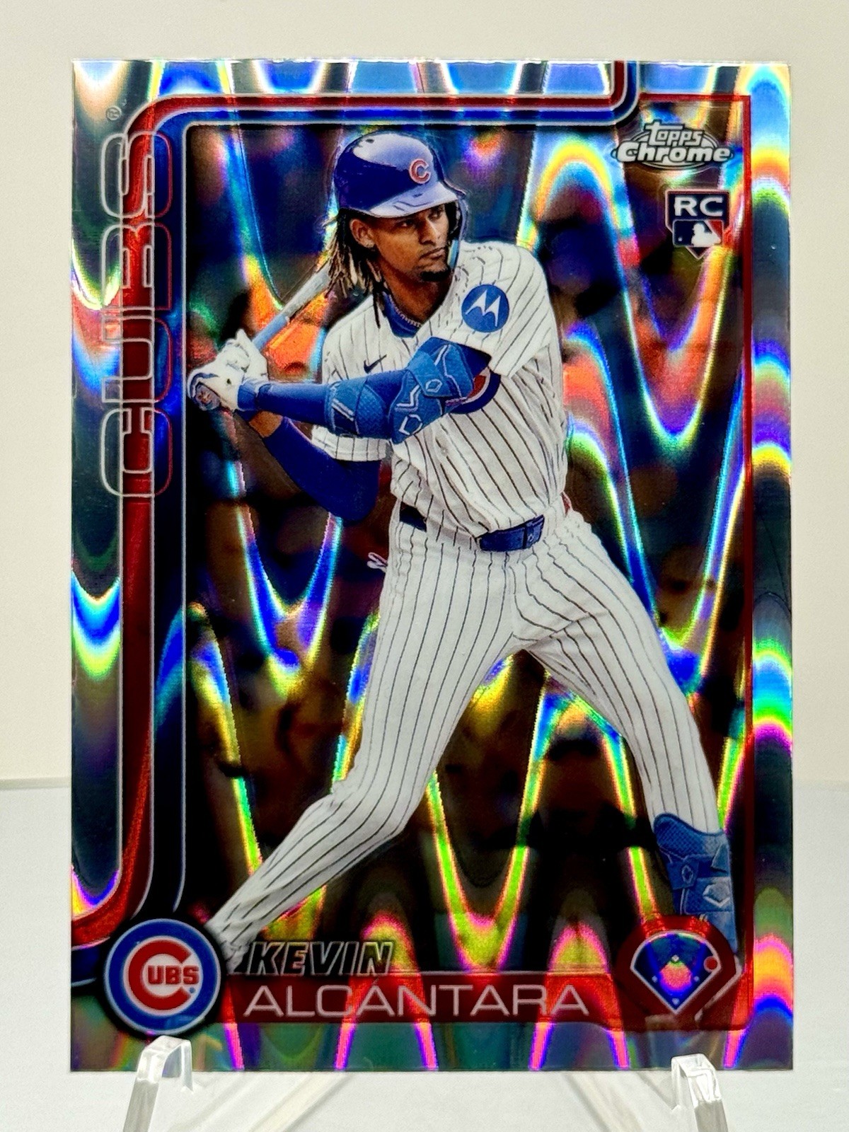 🔥2025 Topps Chrome - Kevin Alcantara #173 RayWave Refractor (RC) Chicago Cubs