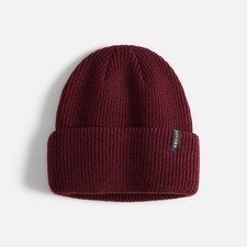 Autumn Select Solid Beanie Hat, Merlot