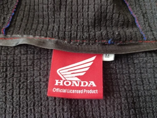 Honda Racing HRC Motul Motorsport mens Red Blue Softshell Hooded Jacket size M image 10