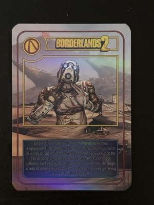 Unjust Trading Cards Borderlands 2 Ultimate Classics Xbox 360 Holo Foil