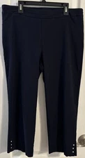 Counterparts Women’s Navy Capri Pants Size 10/12