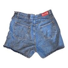Vintage 80s 90s Halston Women  s Jeanswear high waist Mom Shorts