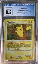 CGC 8.5+ Pikachu Reverse Holo Diamond and Pearl Promos #DP16 Pokemon - POP: 5 on eBay