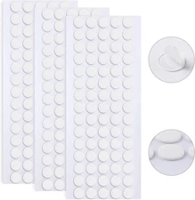 JANYUN Double Sided Sticky Dots Stickers Removable Round Putty Clear 