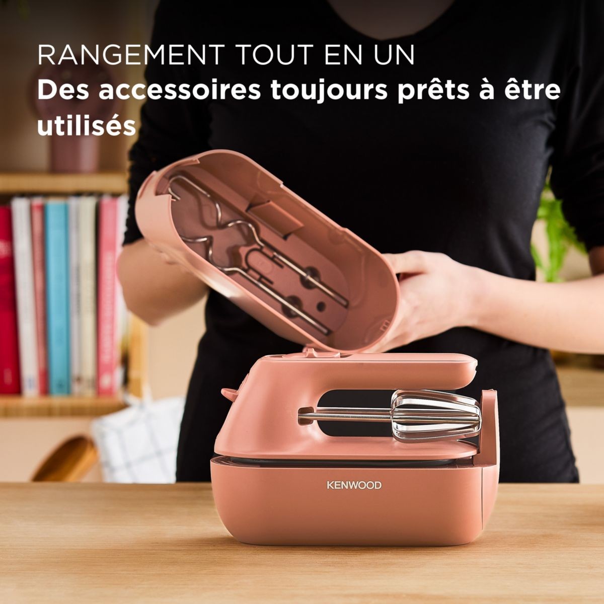 Batteur Kenwood Go HMP40.000RD batteur electrique au design premium - 4