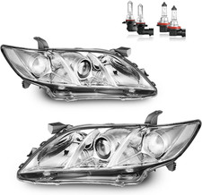 2007-2009 Toyota Camry Headlight Assembly Pair Driver Passenger Left Right