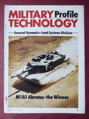 10/1988 ARTICLE 8 PAGES GENERAL DYNAMICS M1A1 ABRAMS CHAR TANK TANK TANK