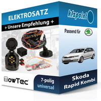 Towtec E-Satz 7Polig Universell Passend für Mercedes E-Klasse Limousine FP
