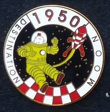 pin's pins Tintin destination Moon B