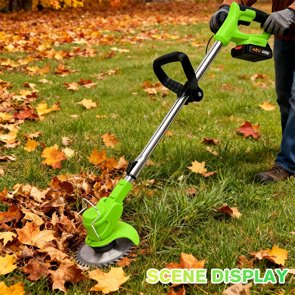 Cordless Electric Weed Lawn Eater Edger Yard Grass String Trimmer Cutter mower