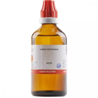 Bjain Homeopathy Carbo Vegetabilis (Select Potency) 100 ml