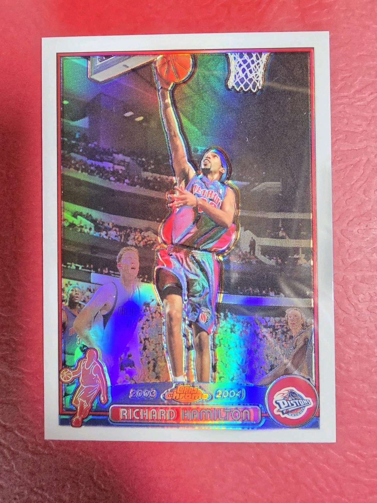 RICHARD HAMILTON 🏀 2003-04 Topps Chrome Refractor #46 Pistons ✨️