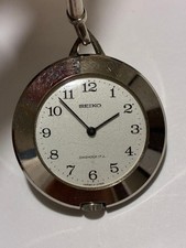 Seiko Vintage Hand-Wound Pocket Watch 30mm Basic, Used, WWII Era