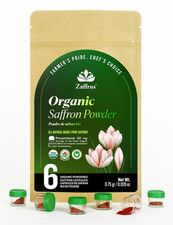 Zaffrus - Certified Organic Premium Saffron Powder for Cooking Saffron Rice, Pae