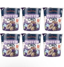 6 x HARVEST MORN Chocolate Protein Porridge Pot 70 G Brand New Sealed