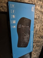Adesso WKB-4500UB - Wireless Ergonomic Desktop Touchpad Keyboard. Brand New