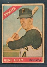 1966 Topps Venezuelan #336 GENE ALLEY Pittsburgh Pirates ~ FAIR to GOOD