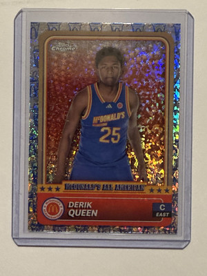 2024 Topps Chrome McDonalds DERIK QUEEN Maryland #82 McFlurry Refractor