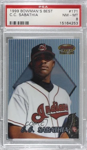 1999 Bowman's Best CC Sabathia #171 PSA 8 Rookie RC HOF
