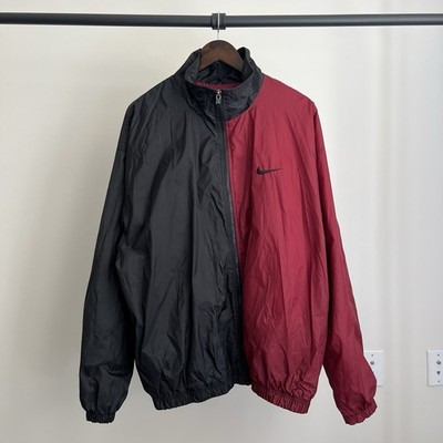 Vintage 90s Nike USA Two Tone Men s XL Zip Up Grail Windbreaker Jacket