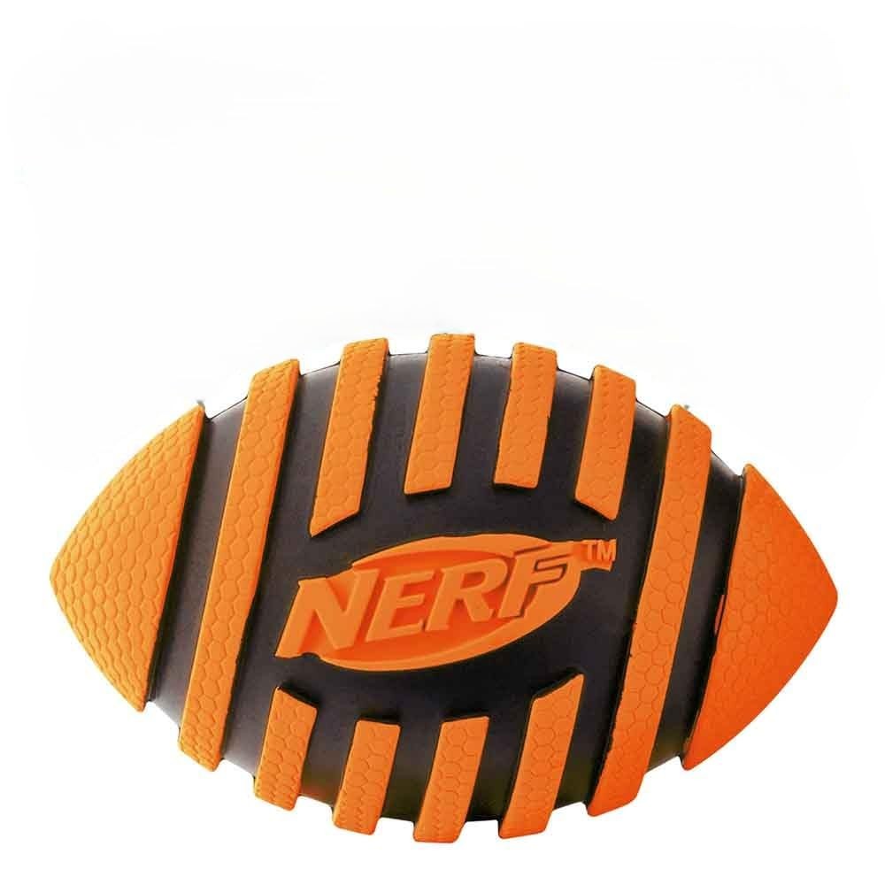 Nerf Dog Spiral Squeak Football Outdoor Toy, 1 Count (Pack o