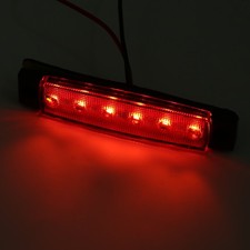 Doanas-10x 6 LED Indicator Side Marker Clearance Lamp For Truck Van Caravan