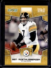 2008 Score Ben Roethlisberger Gold Zone #/400 Steelers