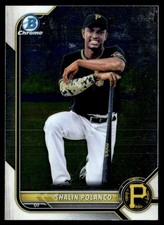 2022 Bowman Chrome Prospects Shalin Polanco Pittsburgh Pirates #BCP-145