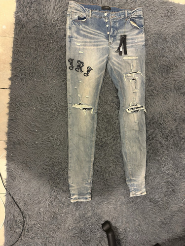 Amiri Old English Jeans (Size 38)