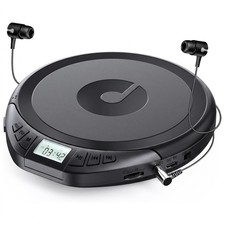 Gueray Portable CD Player with Earphones CD Player for Car