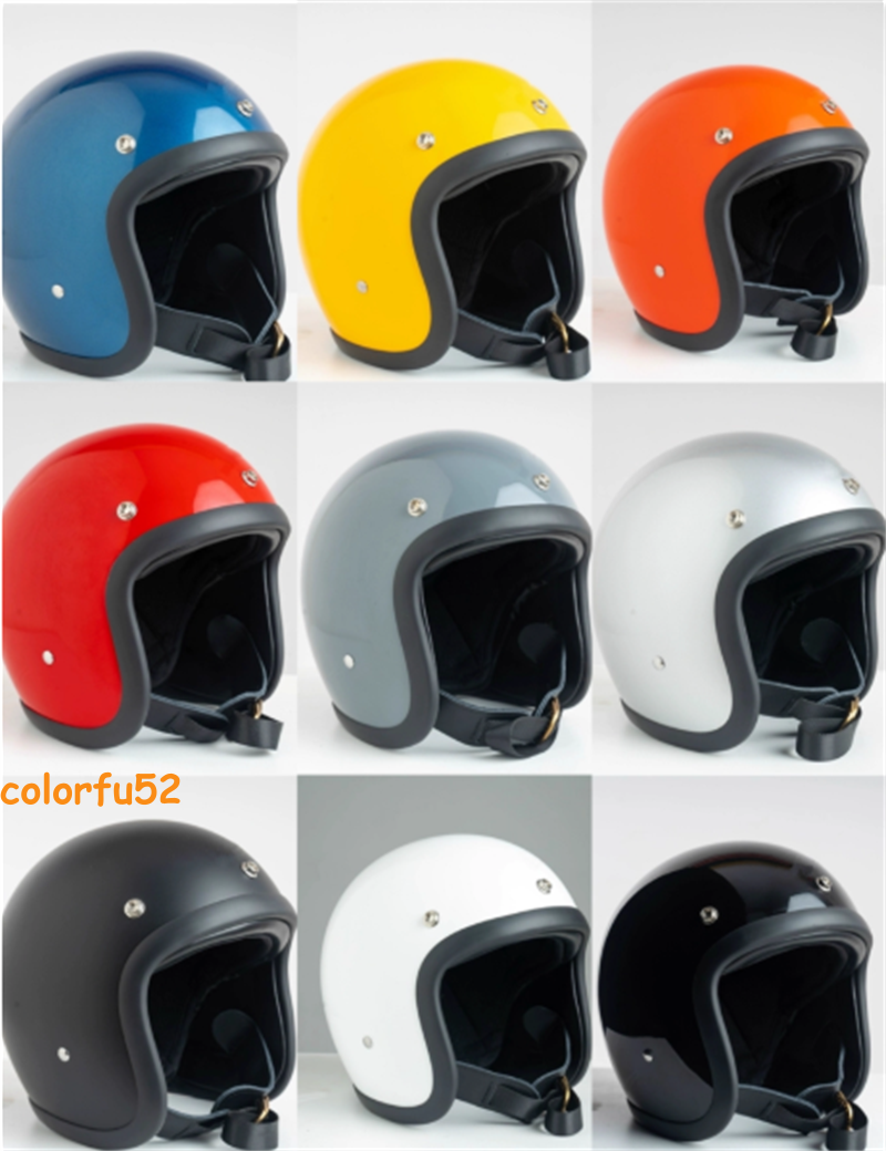 Japan Retro 3/4 Face Helmet Lightweight Rider Motorcycle Motorbike 500TX  Helmet | eBay