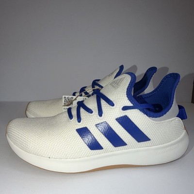 adidas Cloudfoam Pure SPW Women s Low Top Sneakers White/Blue Lace-Up JI4878