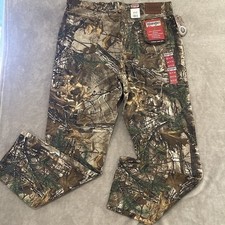 Wrangler ProGear Series Mens 40x34 Realtree Xtra Camouflage Jeans PG001AX Cotton