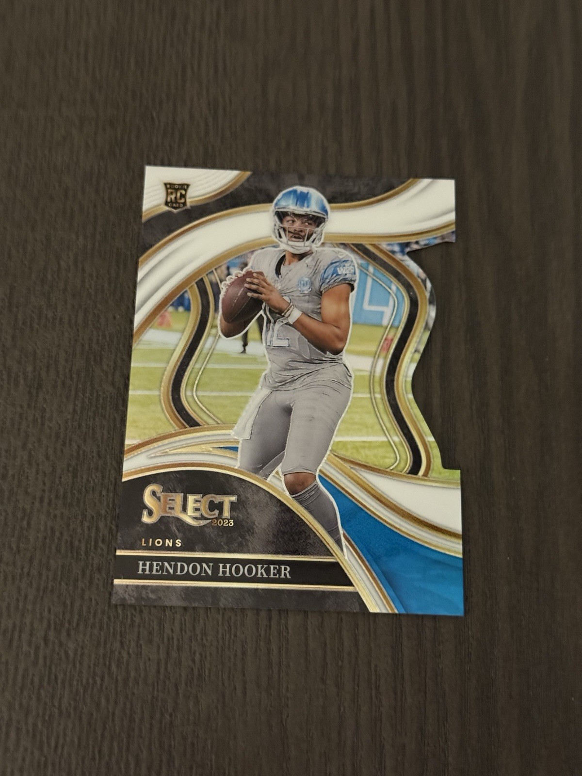 2023 Panini Select Club Level White Prizm Die-Cut /199 #268 HENDON HOOKER RC