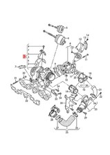 Genuine VW SKODA Arteon Exhaust Manifold With Turbocharger 03N253020H